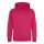 Just Hoods AWJH001J gyerek pamut kapucnis pulóver - Hot Pink