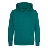 Just Hoods AWJH001J gyerek pamut kapucnis pulóver - Jade