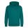 Just Hoods AWJH001J gyerek pamut kapucnis pulóver - Jade