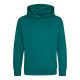 Just Hoods AWJH001J gyerek pamut kapucnis pulóver - Jade