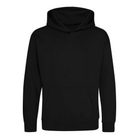   Just Hoods AWJH001J gyerek pamut kapucnis pulóver - Jet Black
