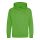 Just Hoods AWJH001J gyerek pamut kapucnis pulóver - Lime Green