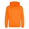 Just Hoods AWJH001J gyerek pamut kapucnis pulóver - Orange Crush
