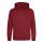 Just Hoods AWJH001J gyerek pamut kapucnis pulóver - Red Hot Chilli