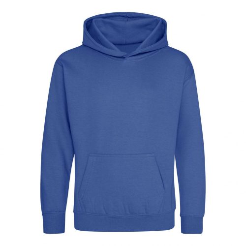 Just Hoods AWJH001J gyerek pamut kapucnis pulóver - Royal Blue