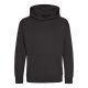 Just Hoods AWJH001J gyerek pamut kapucnis pulóver - Storm Grey