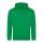Just Hoods AWJH001 College pamut kapucnis pulóver - Kelly Green  