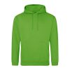 Just Hoods AWJH001 College pamut kapucnis pulóver - Lime Green  