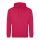 Just Hoods AWJH001 College pamut kapucnis pulóver - Lipstick Pink  
