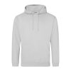 Just Hoods AWJH001 College pamut kapucnis pulóver - Moondust Grey  