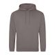 Just Hoods AWJH001 College pamut kapucnis pulóver - Mocha Brown  