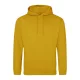 Just Hoods AWJH001 College pamut kapucnis pulóver - Mustard  