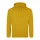 Just Hoods AWJH001 College pamut kapucnis pulóver - Mustard  