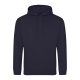 Just Hoods AWJH001 College pamut kapucnis pulóver - New French Navy  