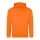 Just Hoods AWJH001 College pamut kapucnis pulóver - Orange Crush  
