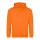 Just Hoods AWJH001 College pamut kapucnis pulóver - Orange Crush  