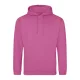Just Hoods AWJH001 College pamut kapucnis pulóver - Pinky Purple  
