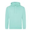 Just Hoods AWJH001 College pamut kapucnis pulóver - Peppermint  