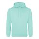 Just Hoods AWJH001 College pamut kapucnis pulóver - Peppermint  