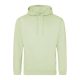 Just Hoods AWJH001 College pamut kapucnis pulóver - Pistachio Green  