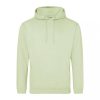 Just Hoods AWJH001 College pamut kapucnis pulóver - Pistachio Green  