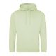 Just Hoods AWJH001 College pamut kapucnis pulóver - Pistachio Green  