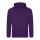 Just Hoods AWJH001 College pamut kapucnis pulóver - Purple  