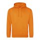 Just Hoods AWJH001 College pamut kapucnis pulóver - Pumpkin Pie  