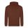 Just Hoods AWJH001 College pamut kapucnis pulóver - Red Rust  