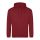 Just Hoods AWJH001 College pamut kapucnis pulóver - Red Hot Chilli  