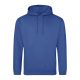 Just Hoods AWJH001 College pamut kapucnis pulóver - Royal Blue  