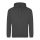 Just Hoods AWJH001 College pamut kapucnis pulóver - Steel Grey  