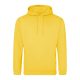 Just Hoods AWJH001 College pamut kapucnis pulóver - Sun Yellow  