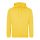 Just Hoods AWJH001 College pamut kapucnis pulóver - Sun Yellow  