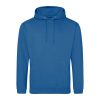 Just Hoods AWJH001 College pamut kapucnis pulóver - Tropical Blue  