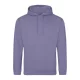 Just Hoods AWJH001 College pamut kapucnis pulóver - True Violet  