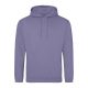 Just Hoods AWJH001 College pamut kapucnis pulóver - True Violet  