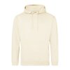 Just Hoods AWJH001 College pamut kapucnis pulóver - Vanilla Milkshake  