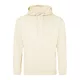 Just Hoods AWJH001 College pamut kapucnis pulóver - Vanilla Milkshake  