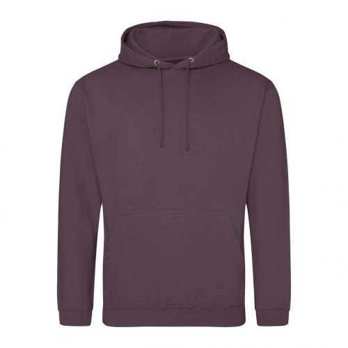 Just Hoods AWJH001 College pamut kapucnis pulóver - Wild Mulberry