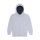 Just Hoods AWJH003J Varsity gyerek pamut kapucnis pulóver - Heather Grey/French Navy
