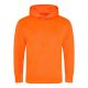 Just Hoods AWJH004 Electric kapucnis pulóver - Electric Orange
