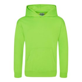   Just Hoods AWJH004J Electric gyerek kapucnis pulóver - Electric Green