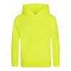 Just Hoods AWJH004J Electric gyerek kapucnis pulóver - Electric Yellow