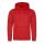 Just Hoods AWJH006 Sports kapucnis pulóver - Fire Red
