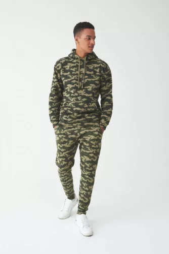 Just Hoods AWJH014 CAMO HOODIE XS