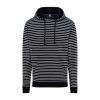 Just Hoods AWJH018 NAUTICAL STRIPE HOODIE S