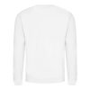 Just Hoods AWJH030 Awdis uniszex pamut környakú pulóver - Arctic White
