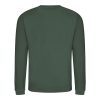 Just Hoods AWJH030 Awdis uniszex pamut környakú pulóver - Bottle Green