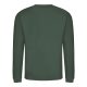 Just Hoods AWJH030 Awdis uniszex pamut környakú pulóver - Bottle Green